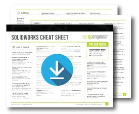 SOLIDWORKS CAD Cheat Sheet Download 