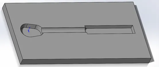 SOLIDWORKS Cut with Surface Option Example