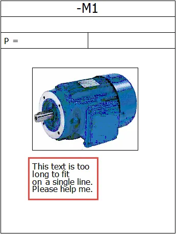 SOLIDWORKS Electrical wrap attribute text