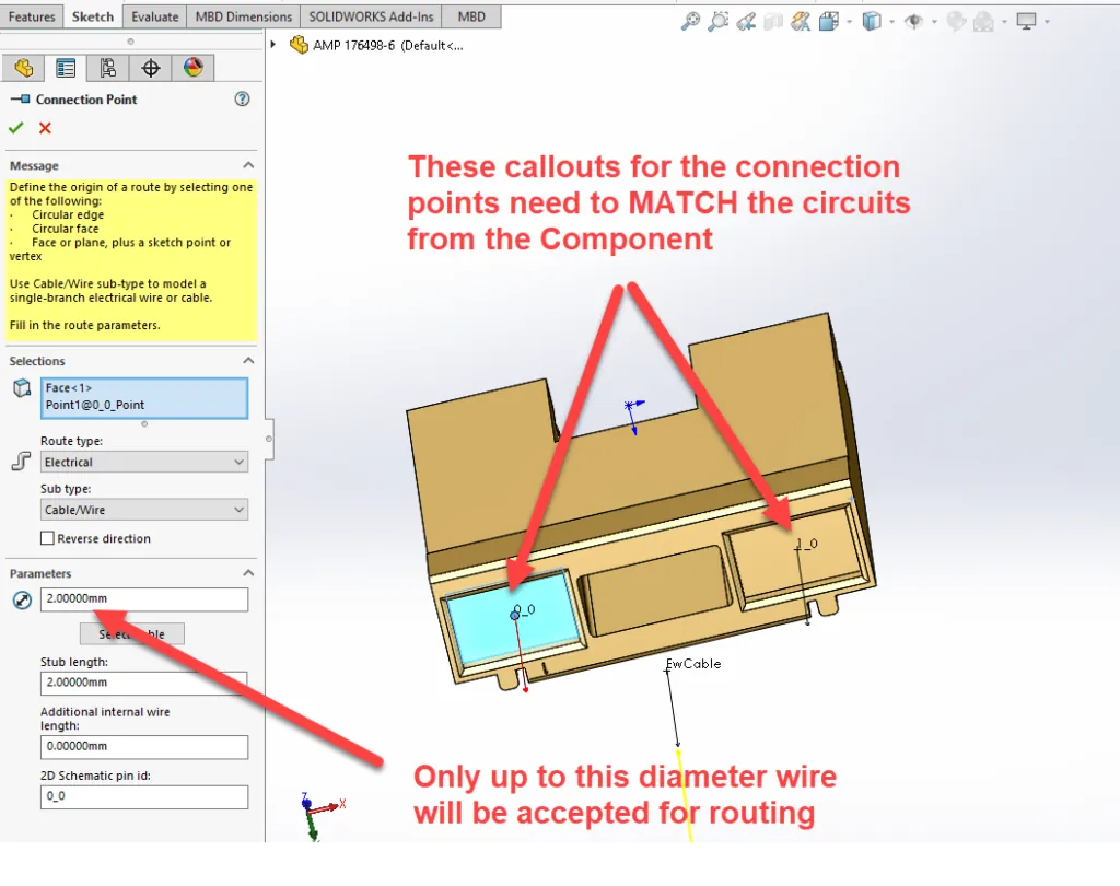 SOLIDWORKS Electrical routing tips