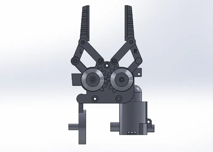 SOLIDWORKS Motion Claw Assembly 
