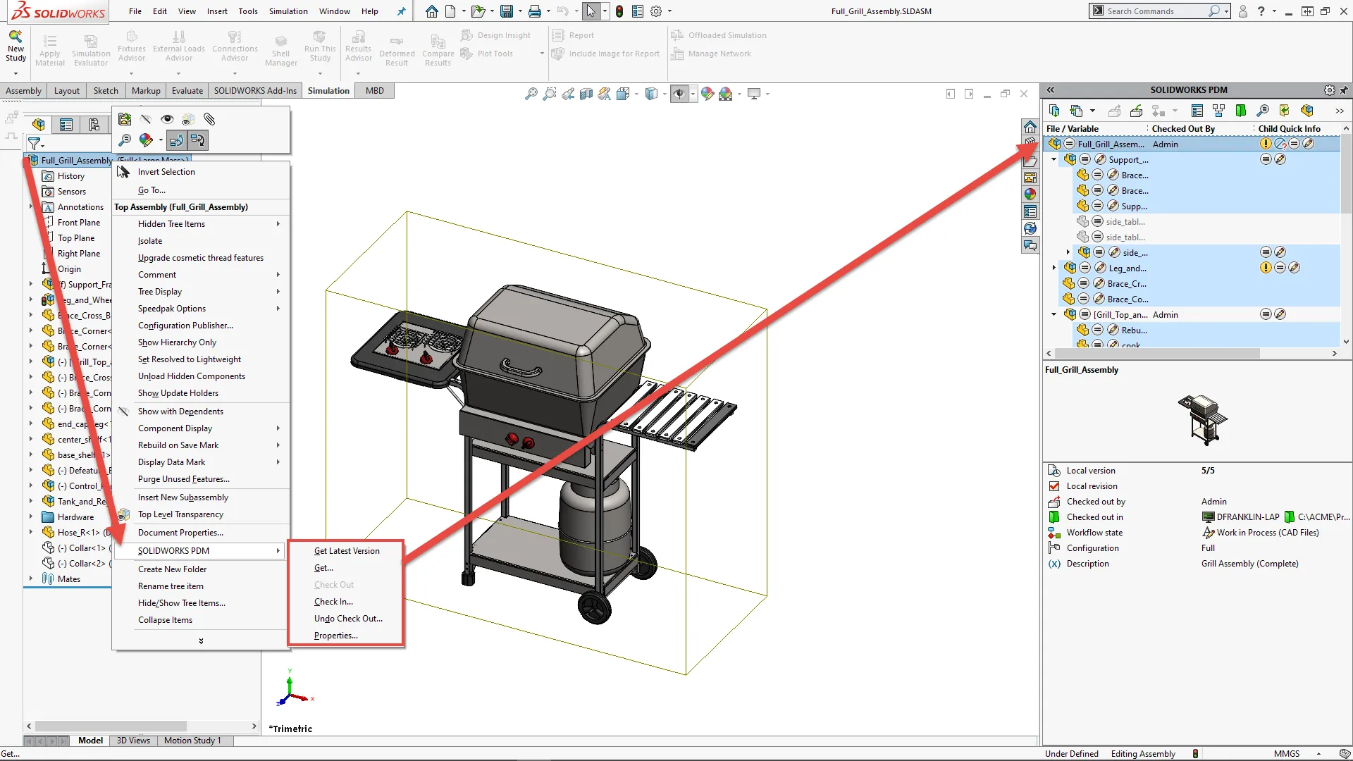 SOLIDWORKS 2020 FeatureManager Tree 