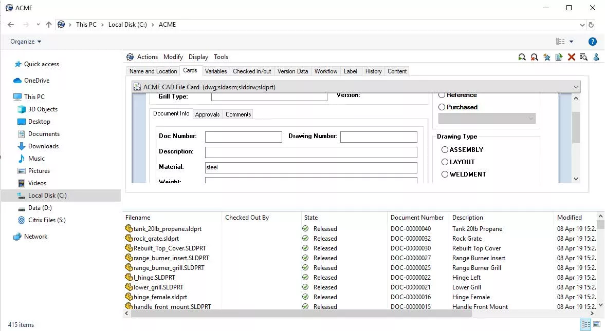 SOLIDWORKS 2020 Reordering Search Results