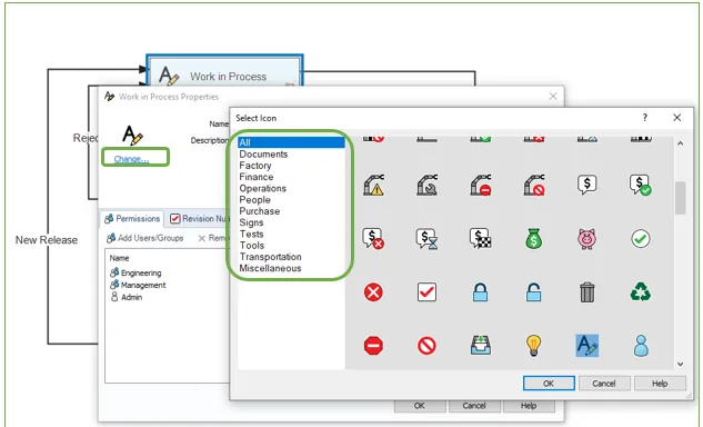 SOLIDWORKS PDM 2021 New State Icons