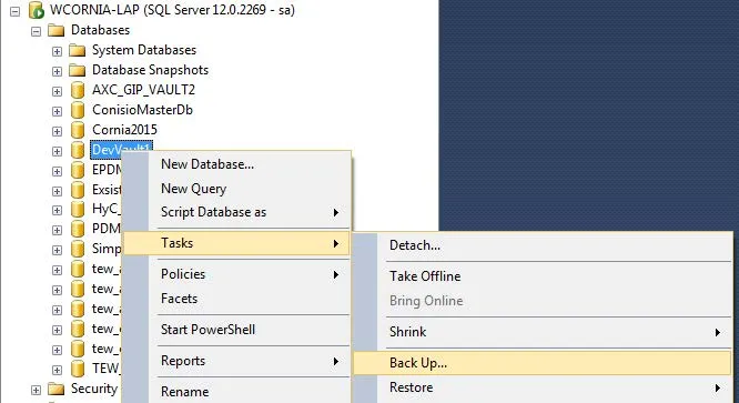 Relocate SQL File Vault Database in SOLIDWORKS PDM 