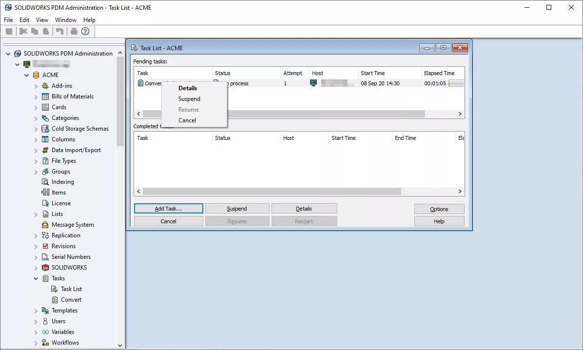 SOLIDWORKS PDM Task List Benefits