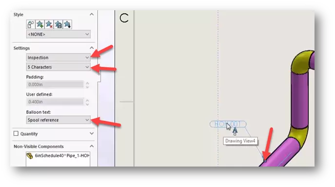 SOLIDWORKS Routing Settings