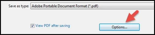 SOLIDWORKS Save as PDF Options