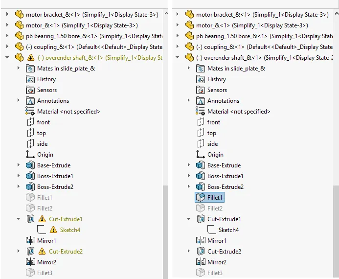 SOLIDWORKS-Simplify-Utility-Filet