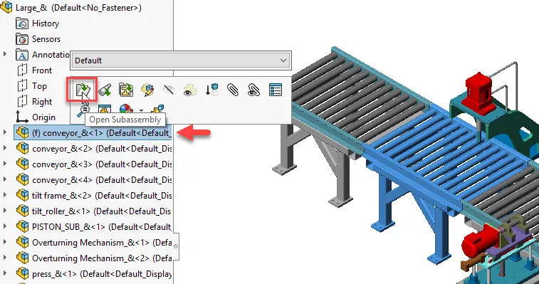 SOLIDWORKS-–-Save-Assembly-as-Part-and-Preserve-Geometry-References-Open-Subassembly