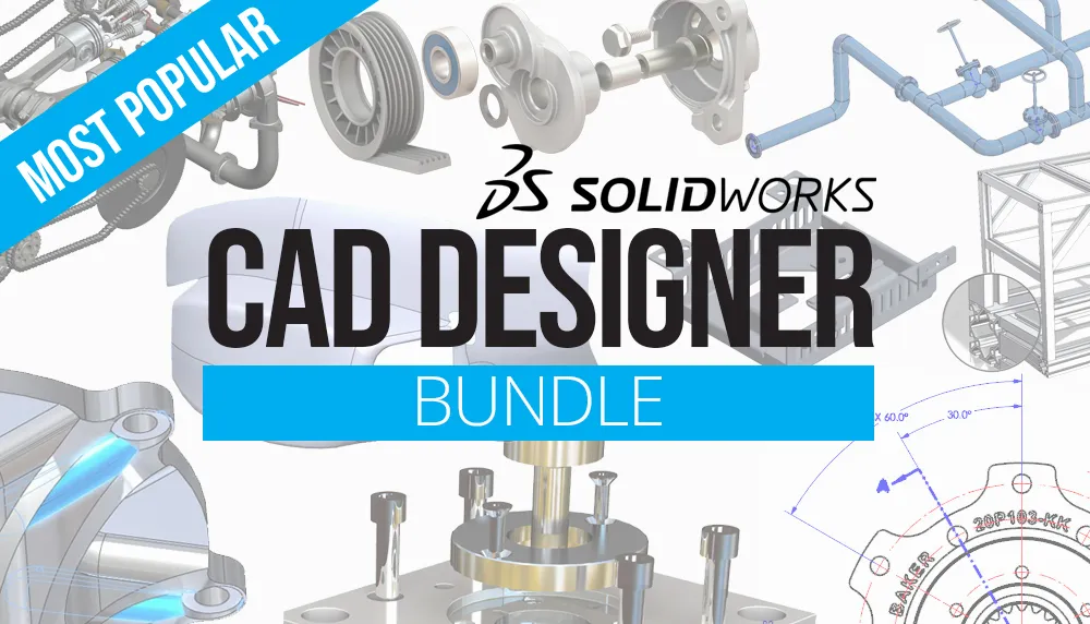 SOLIDWORKS Complete CAD Designer Bundle自学SOLIDWORKS培训课程