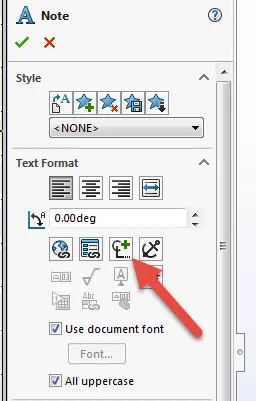 SOLIDWORKS Draft Symbols 2018 Symbol Icon