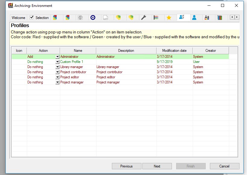 Control deletion rights in SOLIDWORKS Electrical 2020