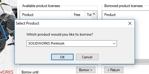 SOLIDWORKS License Manager Tutorial Available Product Licenses