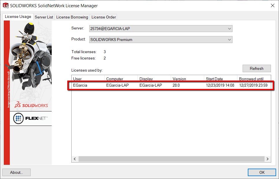 solidworks cannot obtain license