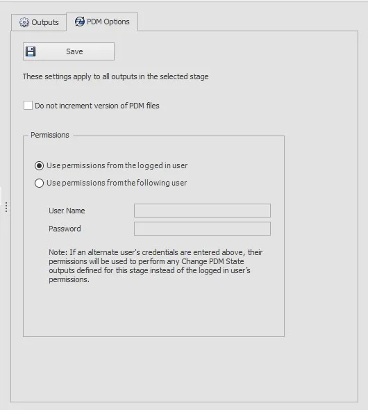 solidworks manage 2020 pdm options tab