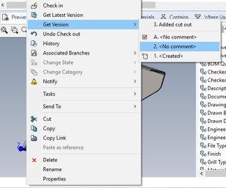 Feature Feud: SOLIDWORKS PDM Rollback Vs Checking In A Previous Version ...