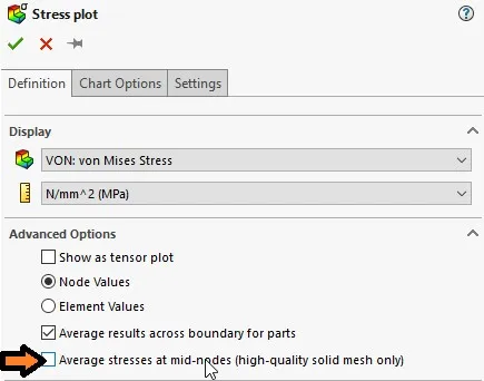 solidworks simulation 2020 stress plot 