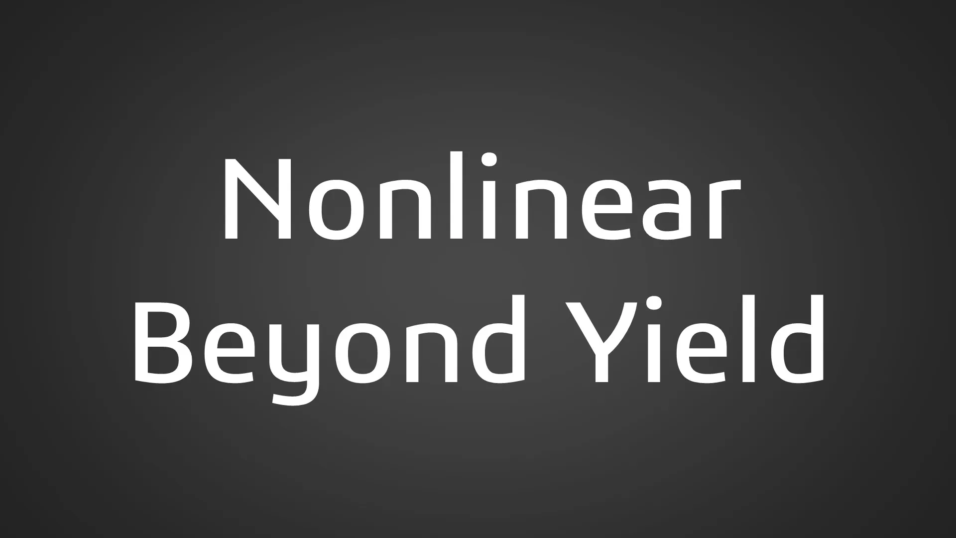 SOLIDWORKS Simulation non-linear beyond yield