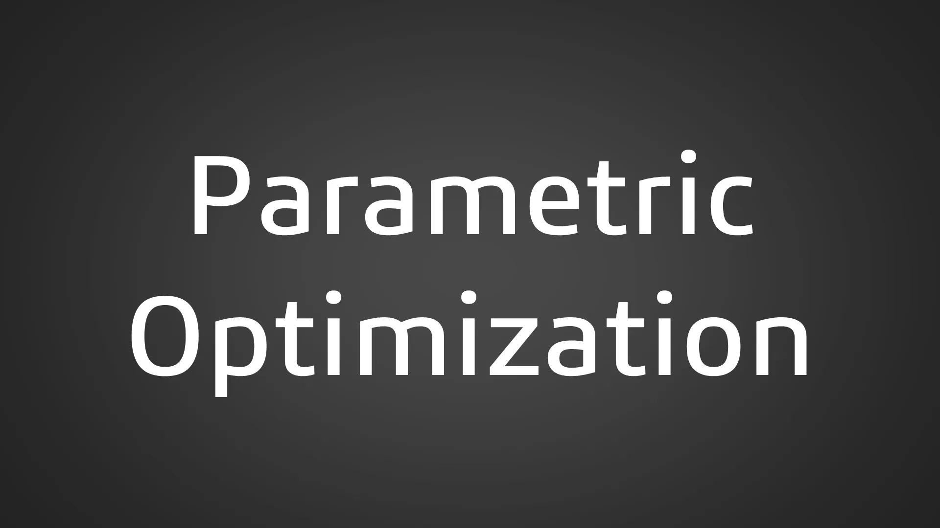 SOLIDWORKS Simulation parametric optimization