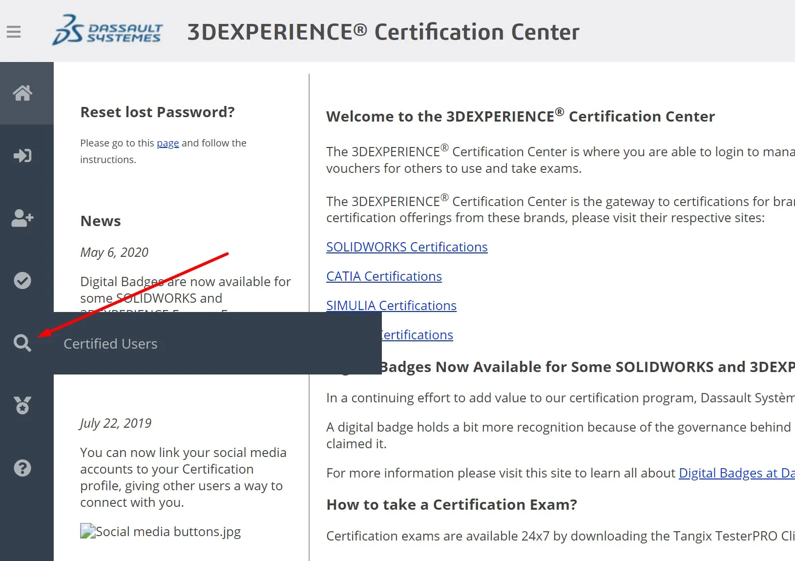 3DEXPERIENCE Certification Center