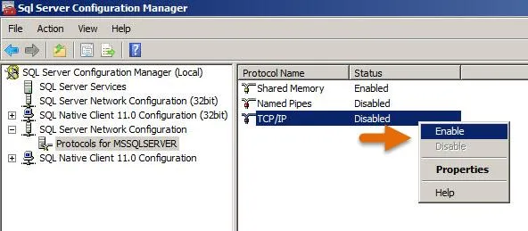 SQL Server Configuration Manager for DriveWorks Pro