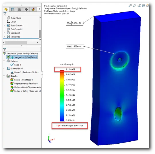 SimulationXpress and SOLIDWORKS Simulation Standard