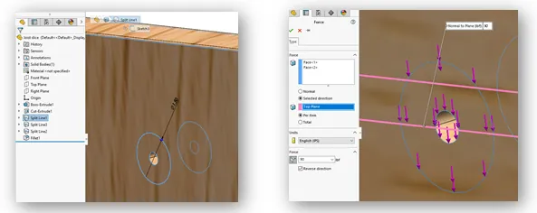 SimulationXpresss analysis