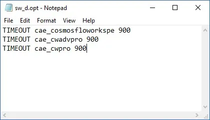 Timeout Option File Notepad
