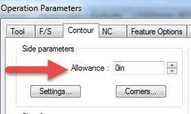 Toolpath Allowances in CAMWorks 