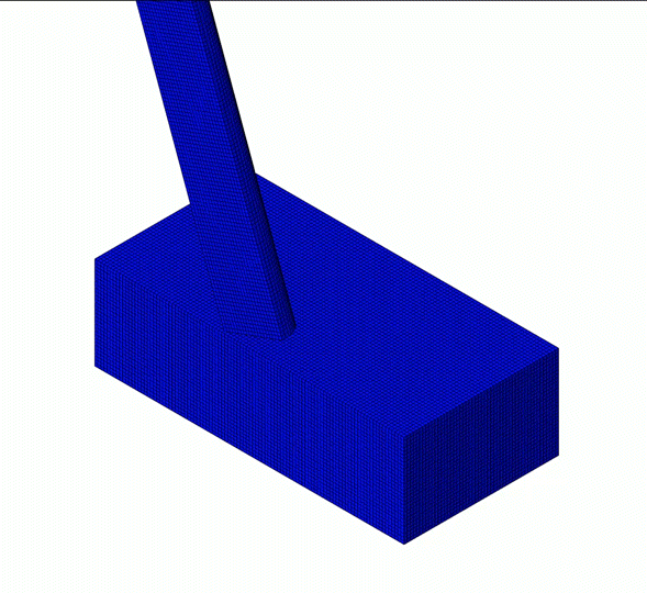 Eroding cylinder projectile impacting an armor plate using Abaqus