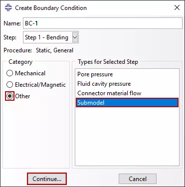 Abaqus Create Submodel Boundary Condition