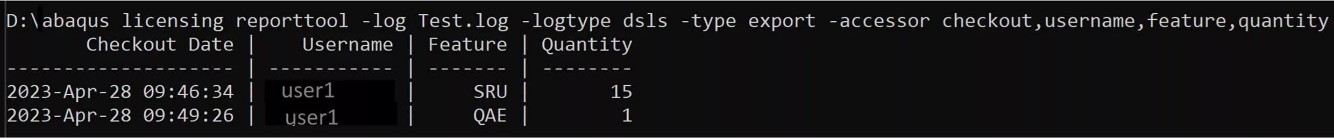 Abaqus Usage Data File Location