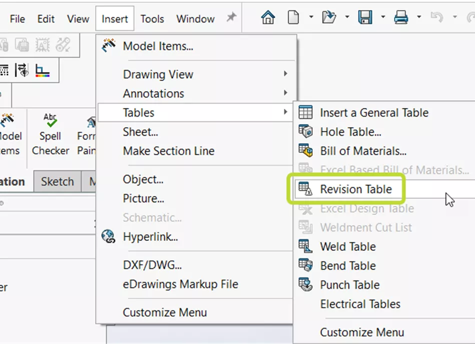 How to Create a Revision Table in SOLIDWORKS
