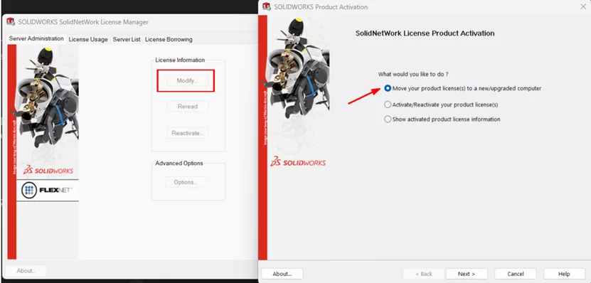 Activate Your New SOLIDWORKS PDM Professional Serial Number on the License Manager