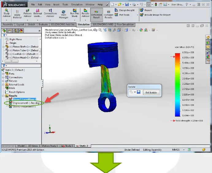 How to Activate SOLIDWORKS Simulation Plots