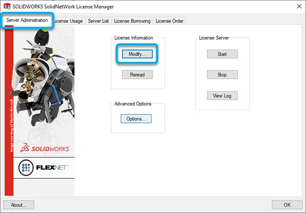 Activating the SolidNetWork License Manager