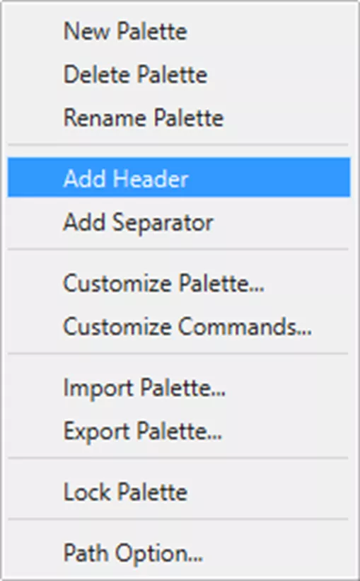 Add Header Option in DraftSight