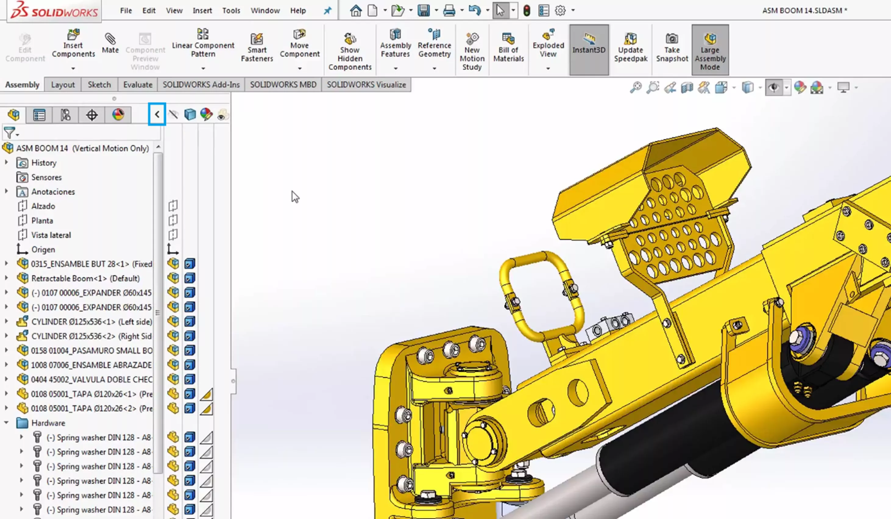 Add Mixed Display Styles in SOLIDWORKS Drawings