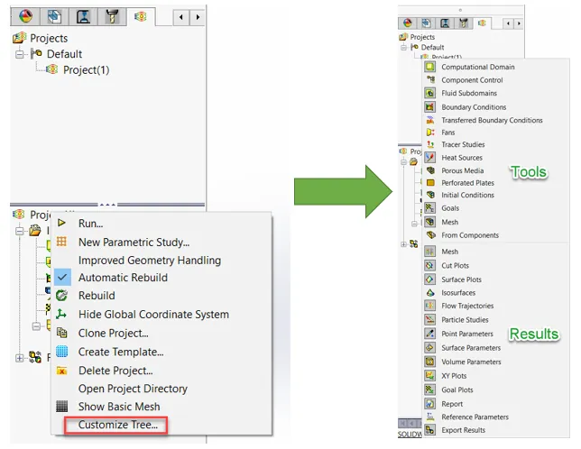 Add New Categories to the Input Folder in SOLIDWORKS Flow Simulation