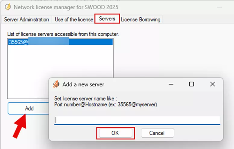 Add New Server SWOOD Network Activation Guide
