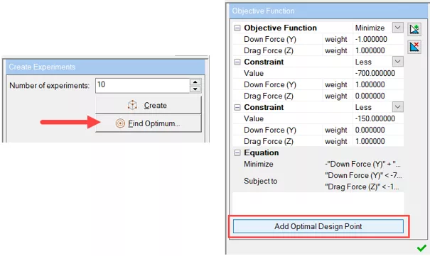 Add Optimal Design Point in SOLIDWORKS Flow Simulation 