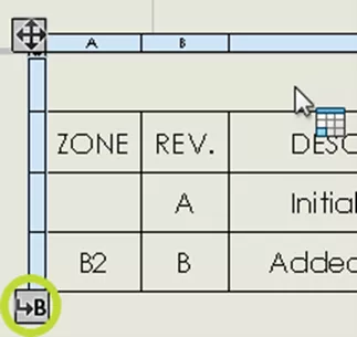 Add Revision button in SOLIDWORKS