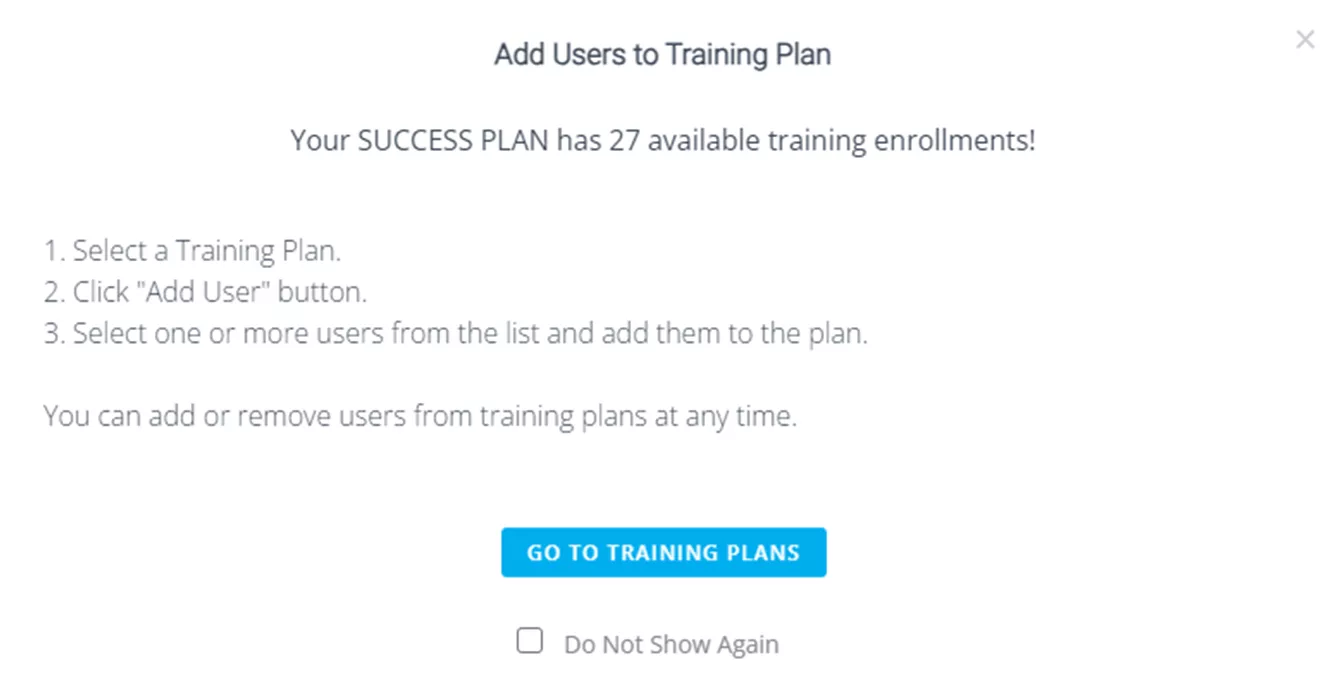 How to Add Users to a Training Plan in the GoEngineer Customer Portal 