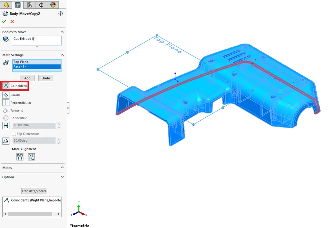 Adding Constraints in SOLIDWORKS Mate Settings