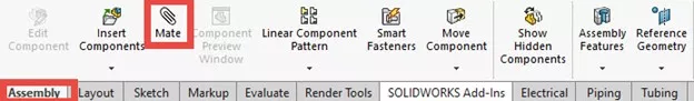 SOLIDWORKS Mate Command