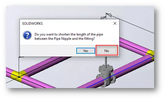 Adding Valves for SOLIDWORKS Routing 
