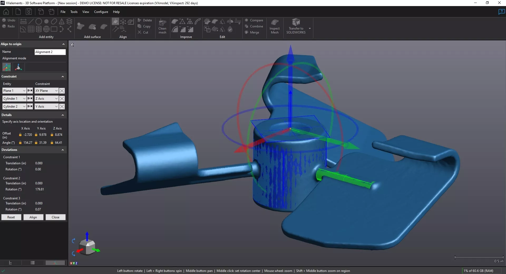 Alignment Tool Creaform Scan-to-CAD