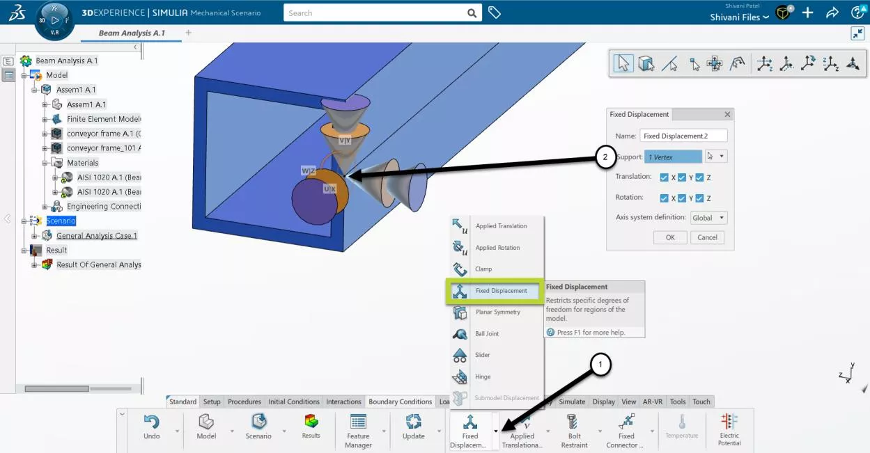How to Apply Loads and Restraints in 3DEXPERIENCE