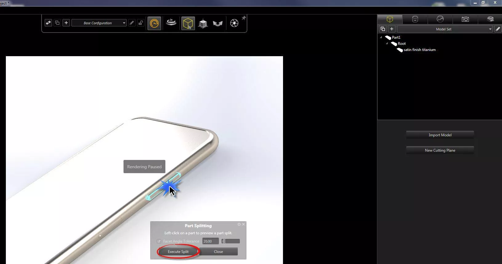 Apply Separate Appearances to a Part File in SOLIDWORKS Visualize